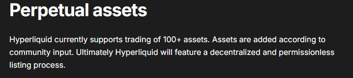 تعداد جفت ارزهای موجود در Hyperliquid